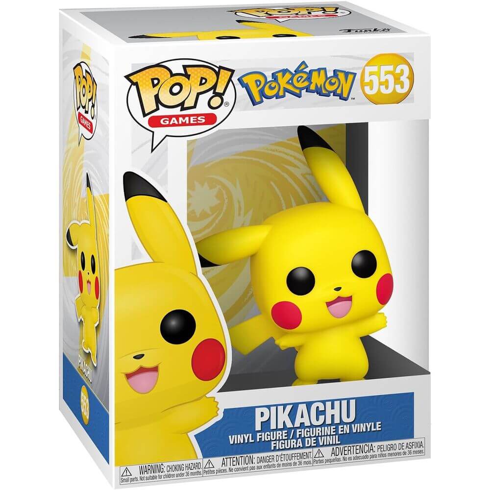 Funko POP Pikachu #553 Pokémon vinyl figure official