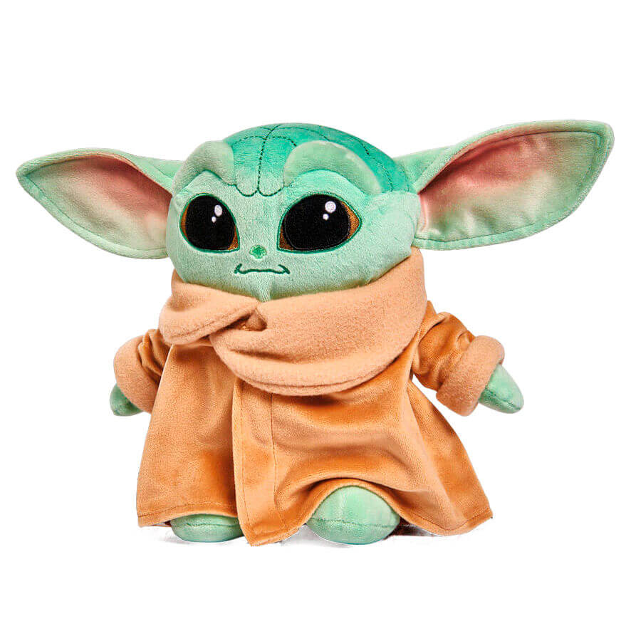 Plush toy resembling a character from a popular franchise on a white background